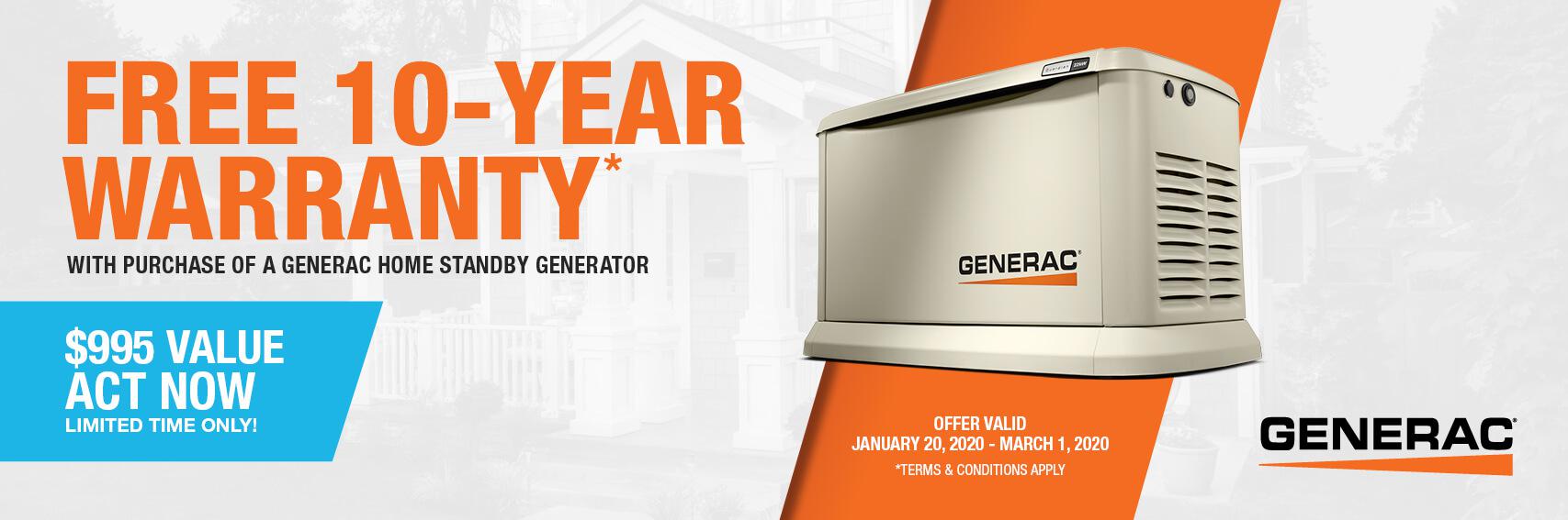 Homestandby Generator Deal | Warranty Offer | Generac Dealer | Buckhannon, WV